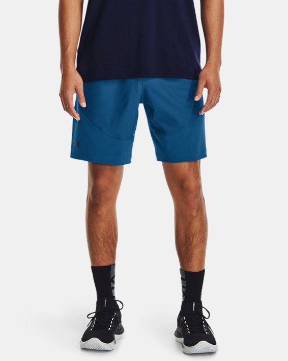 Men's UA Unstoppable Hybrid Shorts, Blue, pdpMainDesktop image number 0
